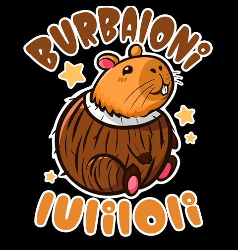 Obrázek produktu Dětské tričko Kapybarový Kokos Burbaloni Luliloli