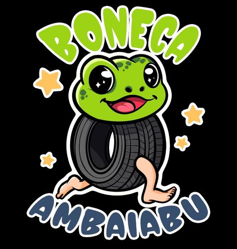 Obrázek produktu Dětské tričko Žabí Pneu Boneca AmbaiaBu