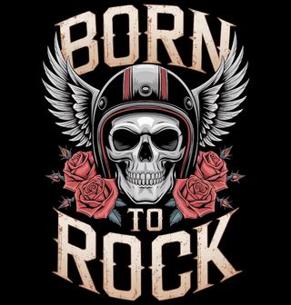 Obrázek 2 produktu Dámské tričko Zrozen pro Rock and Roll