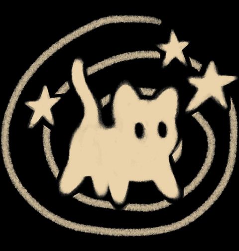 Obrázek produktu Pánské tričko Kočičí spirála Y2K Galaxy Panic Cat