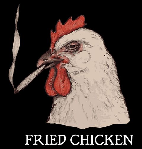 Obrázek produktu Dámské tričko Spálený Kohout Fried Chicken