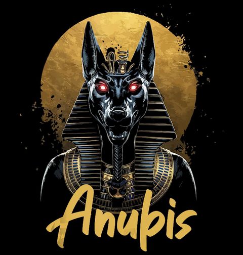 Obrázek produktu Pánské tričko Bůh Podsvětí Anubis