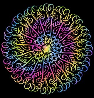 Obrázek 2 produktu Pánské tričko Mandala Fuck it