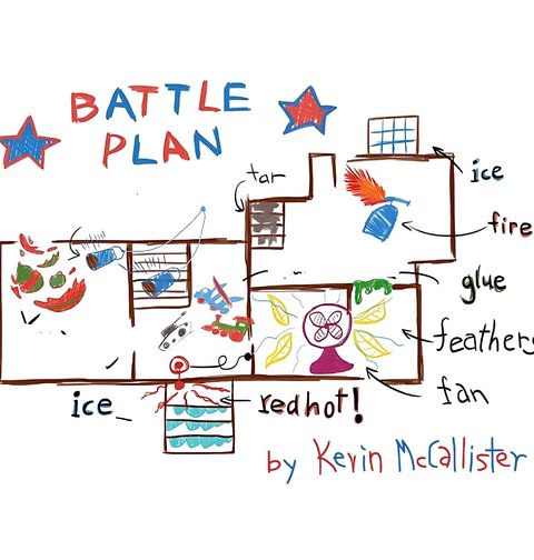 Obrázek produktu Pánské tričko Bojový Plán Sám Doma Battle Plan