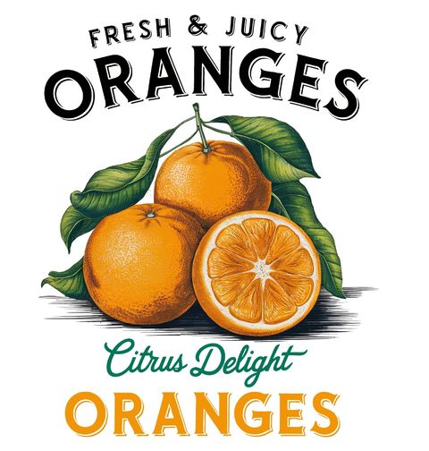 Obrázek produktu Dámské tričko Čerstvé Pomeranče Fresh & Juicy Oranges