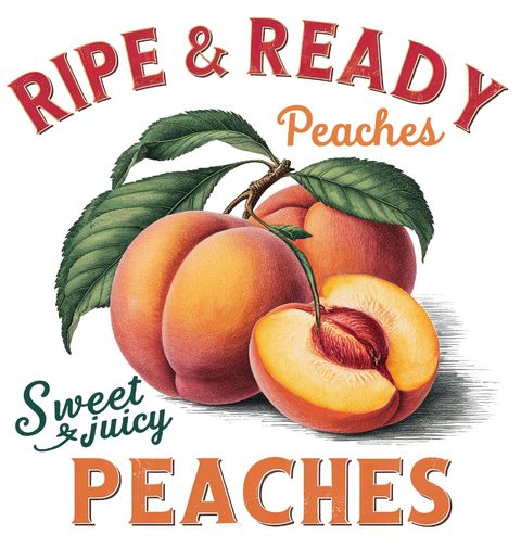 Obrázek produktu Pánské tričko Šťavnaté Broskve Ripe & Ready Peaches