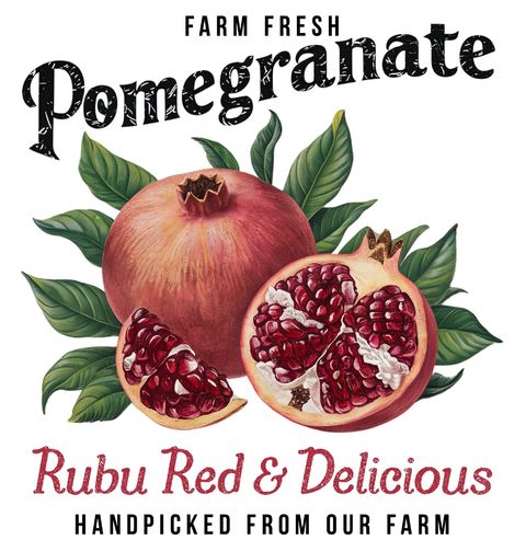 Obrázek produktu Dámské tričko Granátové Jablko Rubu Red & Delicious
