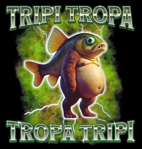 Obrázek produktu Dámské tričko Italský Brainrot Tripi Tropa Tropa Tripi