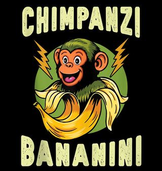 Obrázek 2 produktu Dámské tričko Veselý Opičák Chimpanzini Bananini