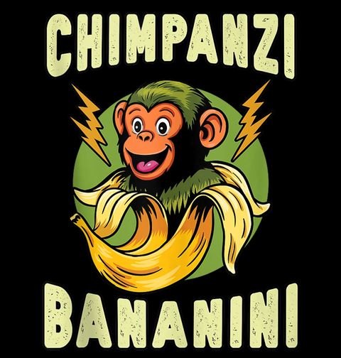 Obrázek produktu Dámské tričko Veselý Opičák Chimpanzini Bananini