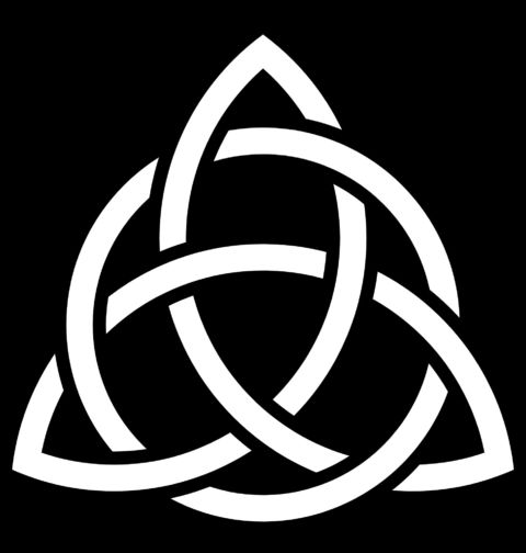 Obrázek produktu Dámské tričko Keltský Uzel Věčnosti Triquetra
