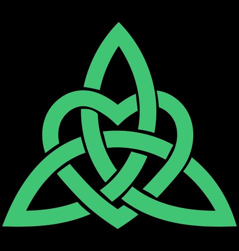 Obrázek produktu Dámské tričko Srdce Keltského Uzlu Celtic Trinity Knot