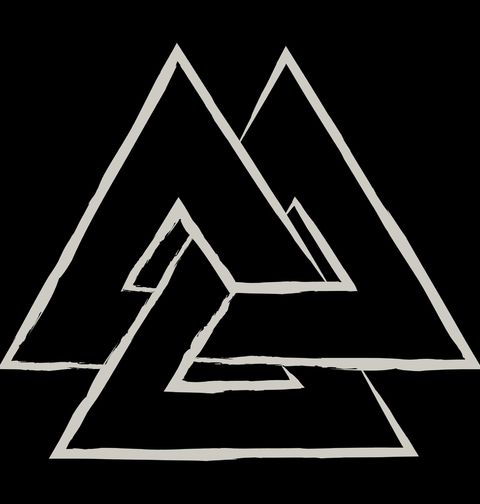 Obrázek produktu Pánské tričko Valknut Symbol Valhally
