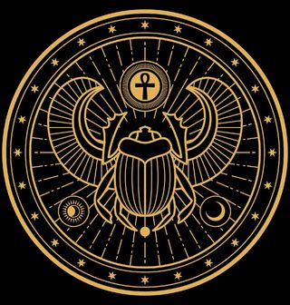 Obrázek 2 produktu Pánské tričko Skarabeus Amulet života
