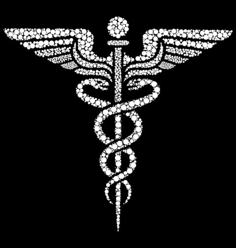 Obrázek produktu Dámské tričko Caduceus Symbol Medicíny