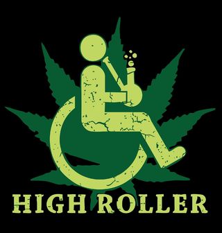 Obrázek 2 produktu Dámské tričko Zhulený Vozíčkář High Roller
