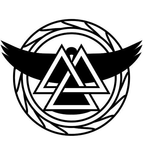 Obrázek produktu Pánské tričko Severský Valknut a Havran