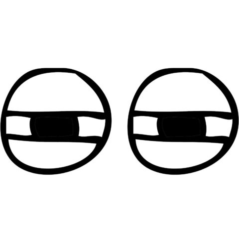 Obrázek produktu Dámské tričko Vidím Tě! Cartoon Suspicious Eyes
