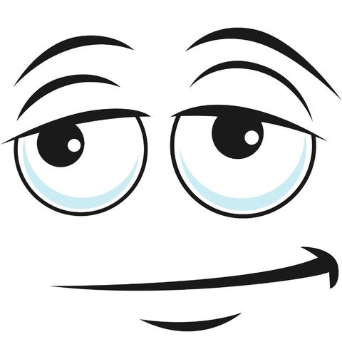 Obrázek produktu Pánské tričko Škodolibý Smajlík Smirk Cartoon Emoji