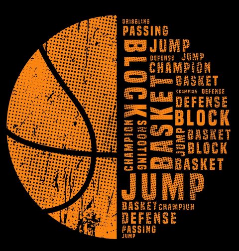 Obrázek produktu Pánské tričko Basketbalový Míč