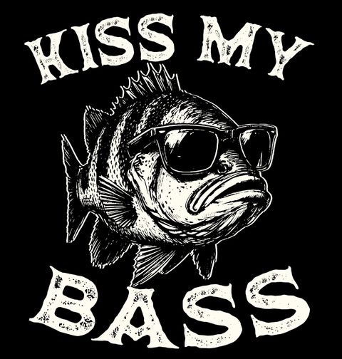 Obrázek produktu Pánské tričko Drzý Okoun Kiss My Bass