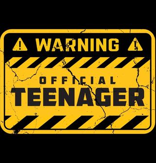 Obrázek 2 produktu Dámské tričko Pozor, teenager! Warning: Official Teenager