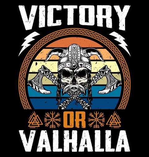 Obrázek produktu Dámské tričko Vítězství nebo Valhalla Victory or Valhalla