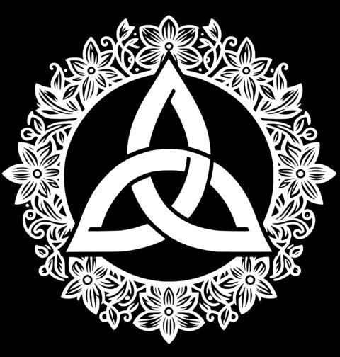 Obrázek produktu Dámské tričko Keltský Uzel Života Triquetra