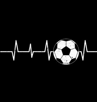 Obrázek 2 produktu Pánské tričko Vintage Kardiogram a Fotbal