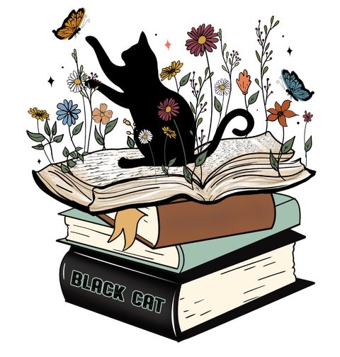 Obrázek produktu Pánské tričko Kniha o Černé Kočce Black Cat