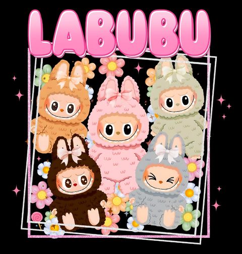 Obrázek produktu Pánské tričko Labubu Plyšová Parta