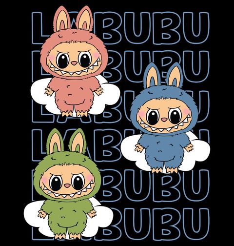 Obrázek produktu Pánské tričko Labubu v Oblacích