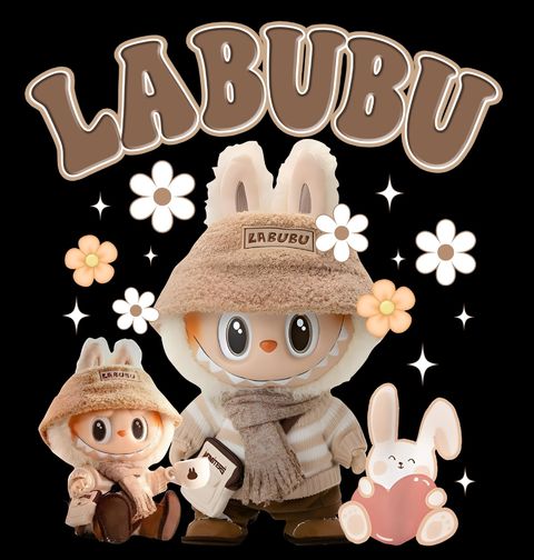 Obrázek produktu Pánské tričko Kávový Labubu Dress Be Latte