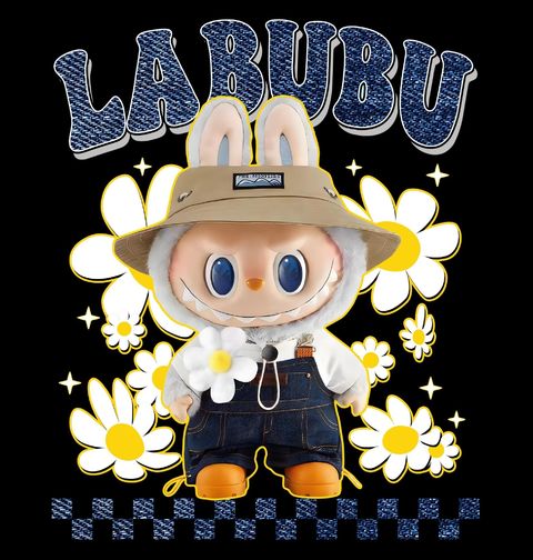 Obrázek produktu Pánské tričko Labubu s Kopretinou