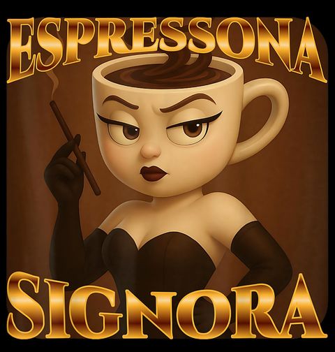 Obrázek produktu Dámské tričko Italský Brainrot Espressona Signora