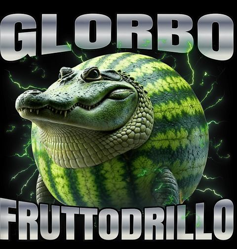 Obrázek produktu Dětské tričko Italský Brainrot Glorbo Fruttodrillo