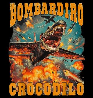 Obrázek 2 produktu Dámské tričko Bombardiro Crocodilo ve Válce