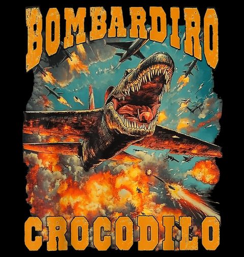 Obrázek produktu Dámské tričko Bombardiro Crocodilo ve Válce