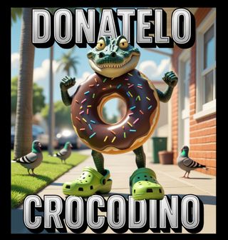 Obrázek 2 produktu Dětské tričko Krokodýl v Donutu Donatelo Crocodino