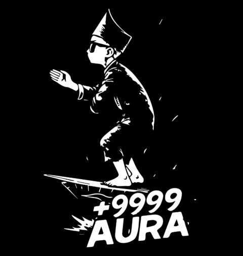 Obrázek produktu Pánské tričko +9999 Aura Farming Boy