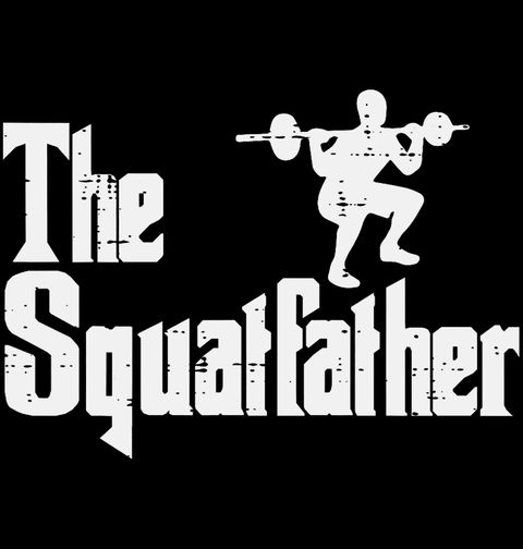 Obrázek produktu Pánské tričko The Squatfather Kmotr Dřepů