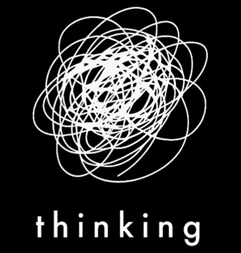 Obrázek produktu Dámské tričko Přemýšlím Thinking