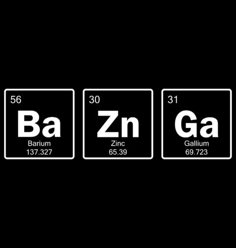 Obrázek produktu Dámské tričko Chemické Prvky Bazinga