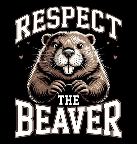 Obrázek produktu Pánské tričko Respektuj Bobra Respect the Beaver