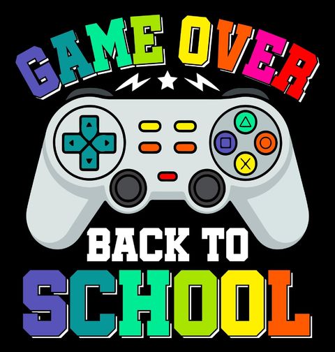 Obrázek produktu Dětské tričko Konec hraní Game Over Back to School