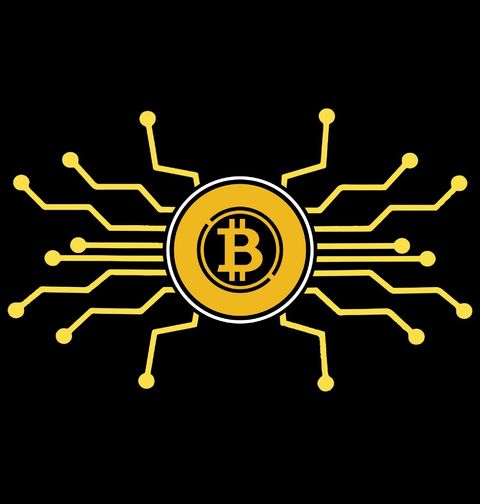 Obrázek produktu Dámské tričko CPU Bitcoin Síť budoucnosti