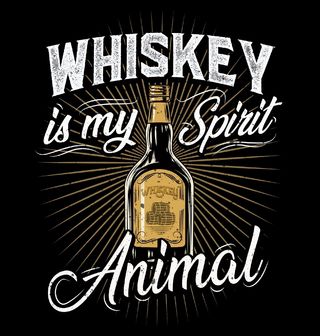 Obrázek 2 produktu Pánské tričko Whiskey je moje spirituální zvíře