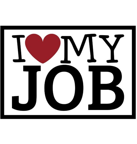 Obrázek produktu Dámské tričko Miluju svoji práci I LOVE MY JOB