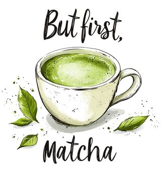 Obrázek 2 produktu Dámské tričko Šálek Matcha Čaje But first, Matcha