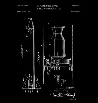 Obrázek 2 produktu Pánské tričko Raketa Patent H. W. Merrill
